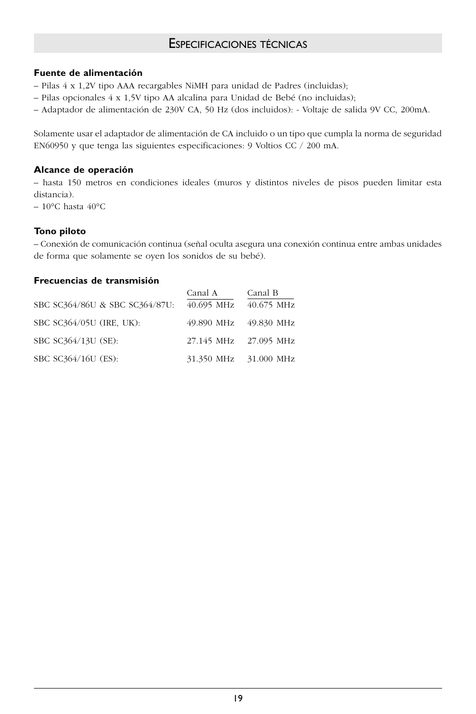 Philips SC364 User Manual | Page 20 / 75