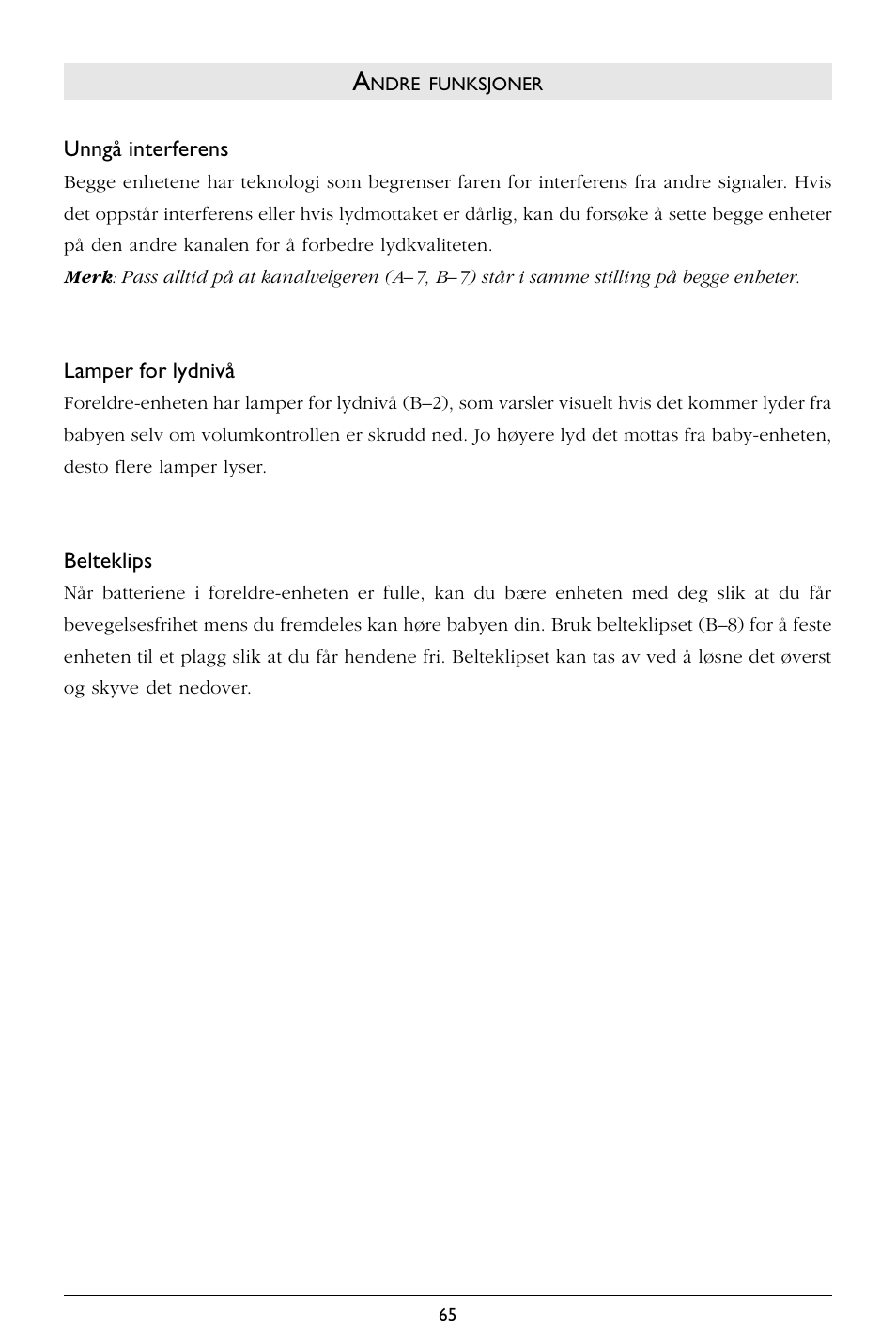 Philips SC364 User Manual | Page 66 / 75