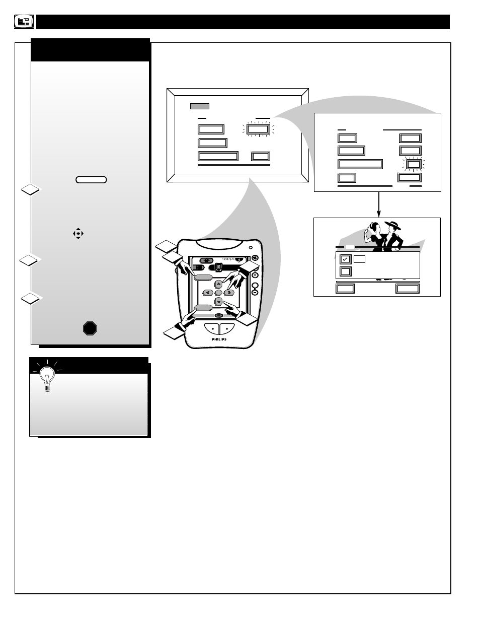 Ntsc a, Nalog, Ound | Ontrols | Philips 64PH9901 User Manual | Page 22 / 46