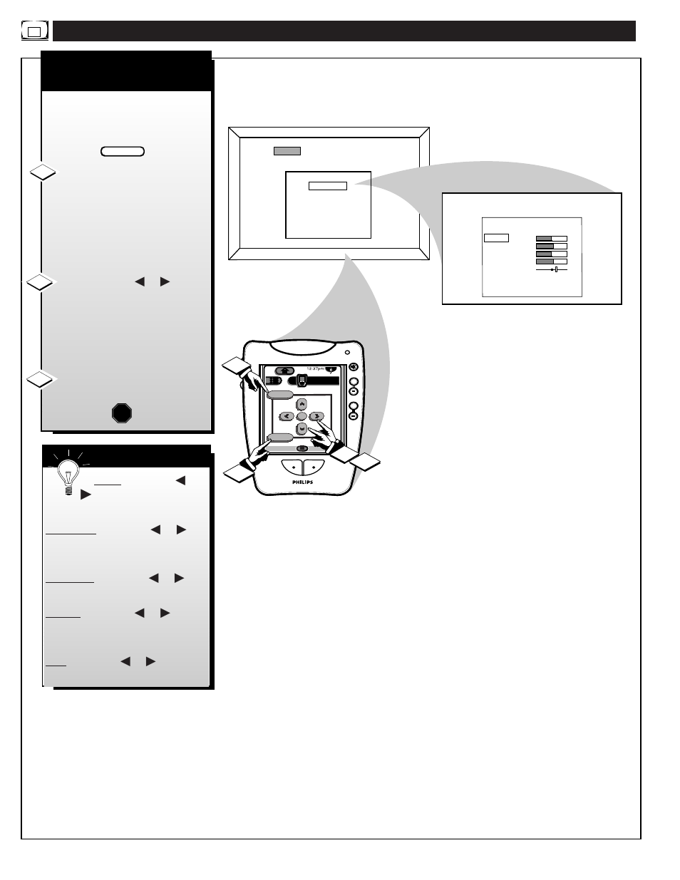 Atsc d, Igital, Icture | Ontrols | Philips 64PH9901 User Manual | Page 30 / 46