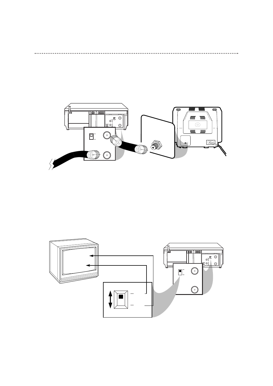 Hookups without a cable box (cont’d) 7, Plug in the tv and the vcp, You are ready to turn on the vcp. tv | Ch3 / ch4 switch | Philips VPA115PR User Manual | Page 7 / 24