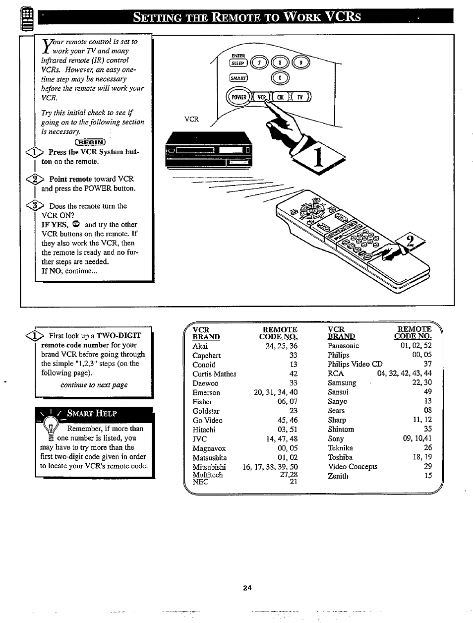 Etting, Emote | Philips TP3267C User Manual | Page 24 / 40