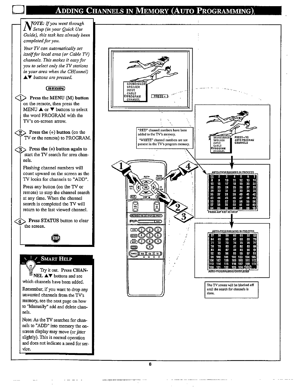 Dding, Hannels, Emory | Rogramming | Philips TP3267C User Manual | Page 6 / 40