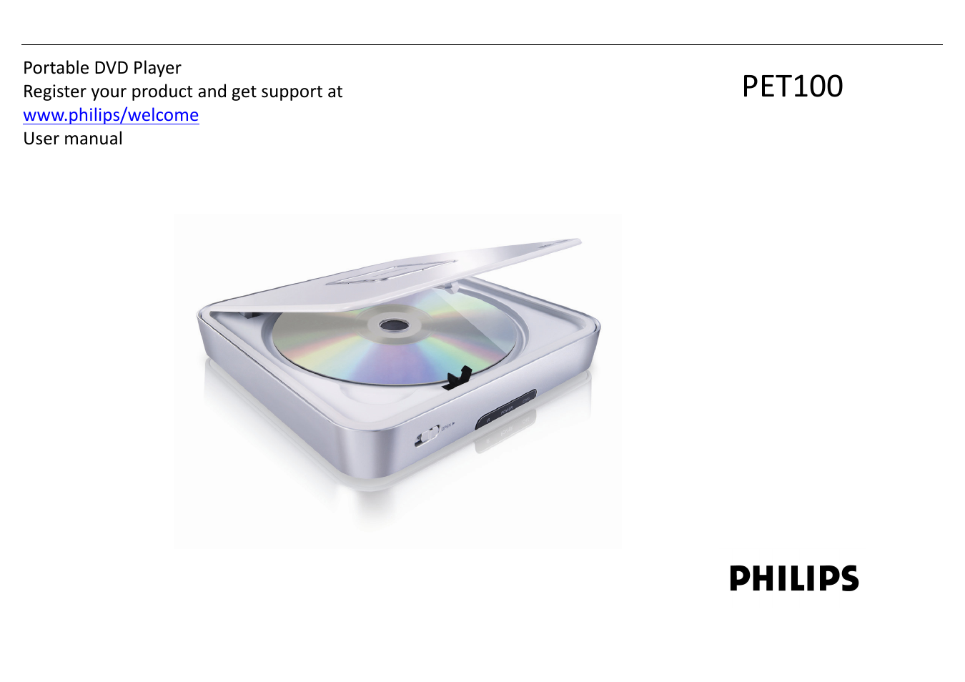 Philips PET100 User Manual | 12 pages