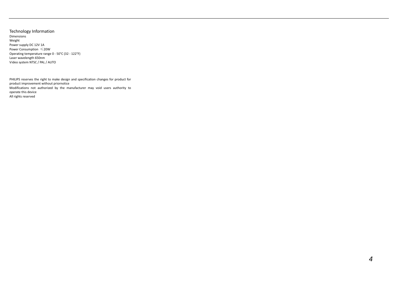 Philips PET100 User Manual | Page 5 / 12