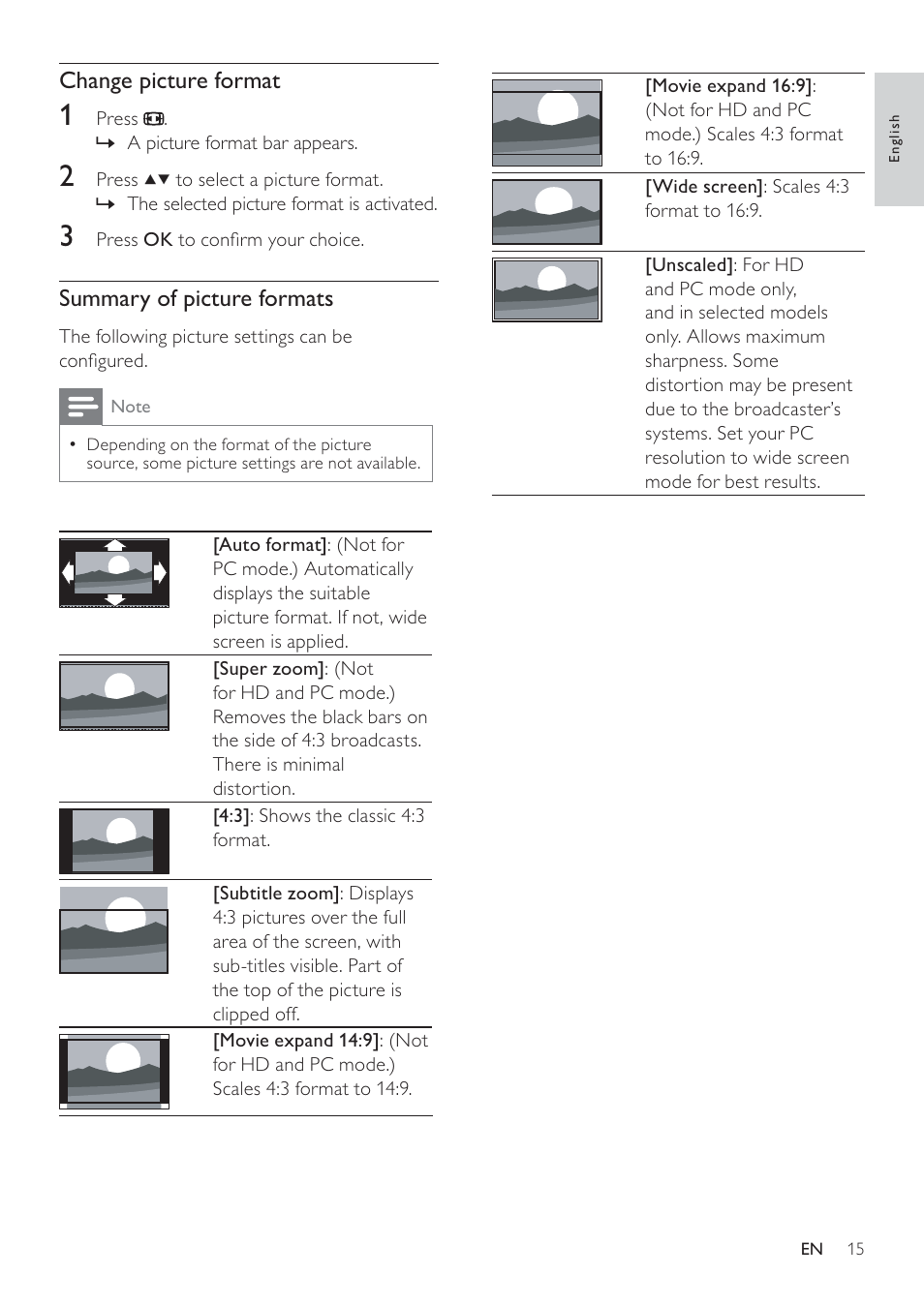 Philips 19HFL3232D/10 User Manual | Page 17 / 56