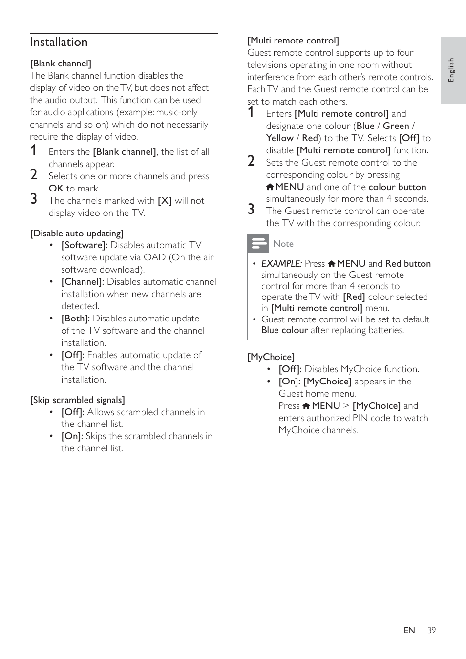 Installation | Philips 19HFL3232D/10 User Manual | Page 41 / 56