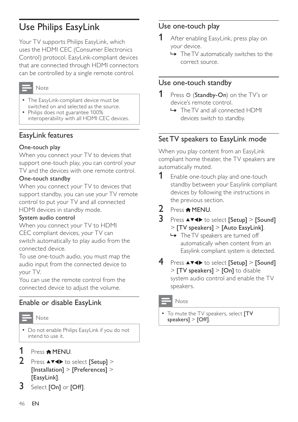 Use philips easylink | Philips 19HFL3232D/10 User Manual | Page 48 / 56