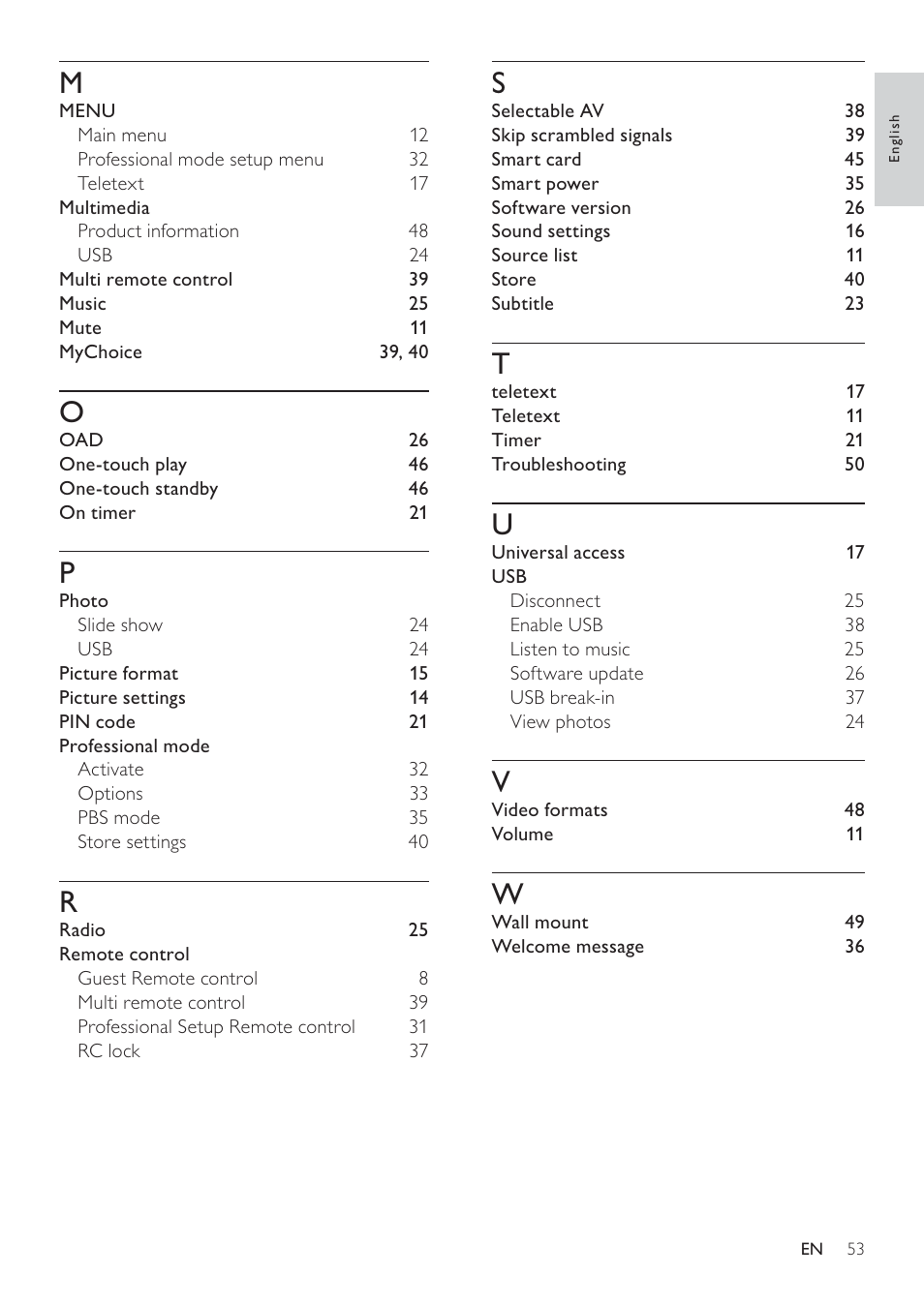 Philips 19HFL3232D/10 User Manual | Page 55 / 56