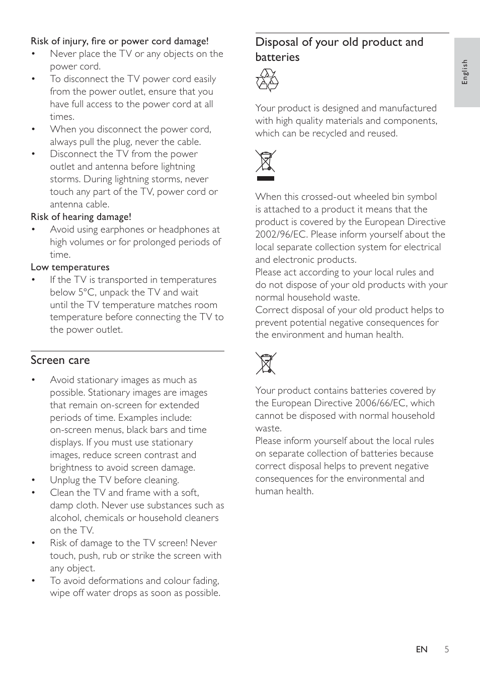 Philips 19HFL3232D/10 User Manual | Page 7 / 56