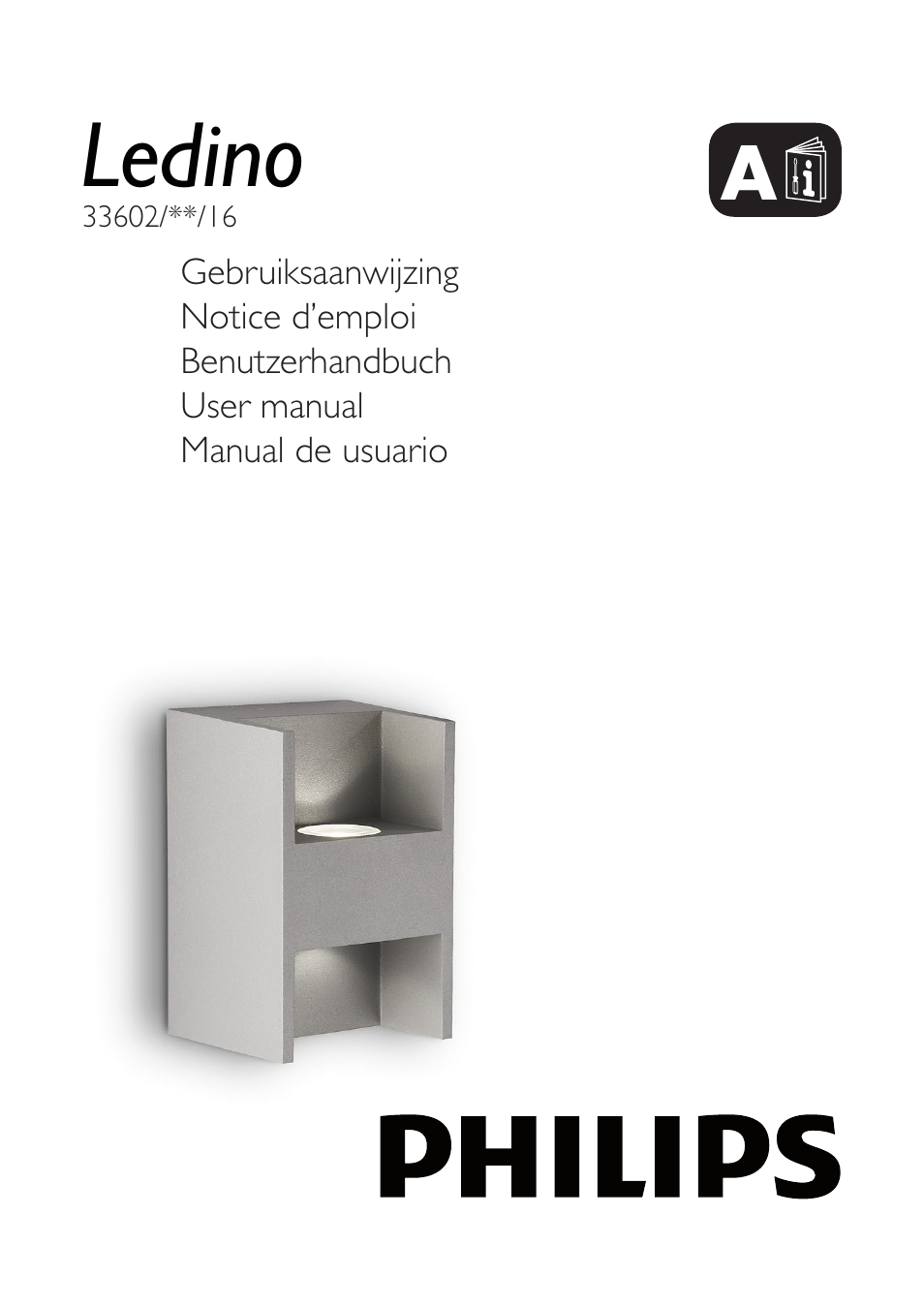 Philips Ledino 33602/87/16 User Manual | 40 pages