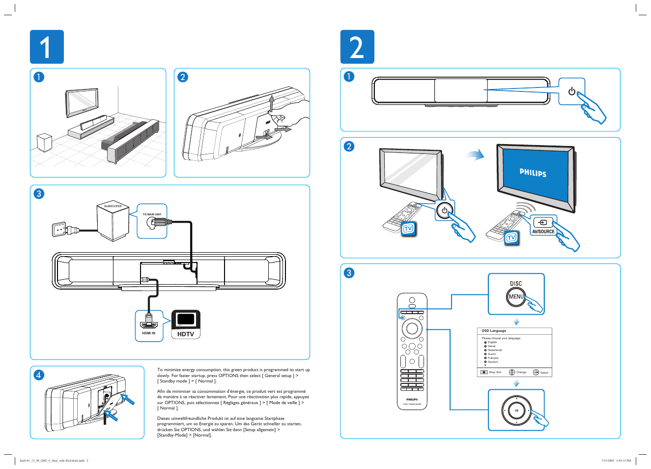 Philips SoundBar HTS8141 User Manual | Page 2 / 2