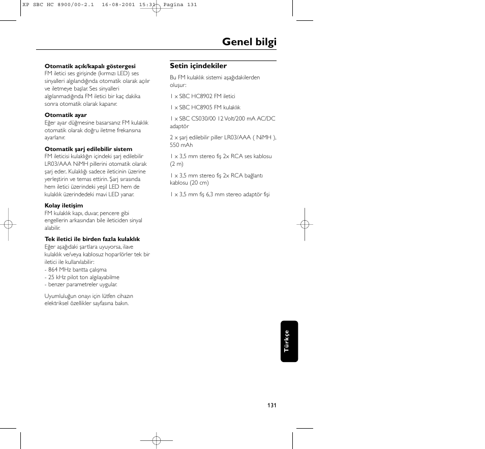 Genel bilgi | Philips MICROLUX HC8900 User Manual | Page 131 / 149