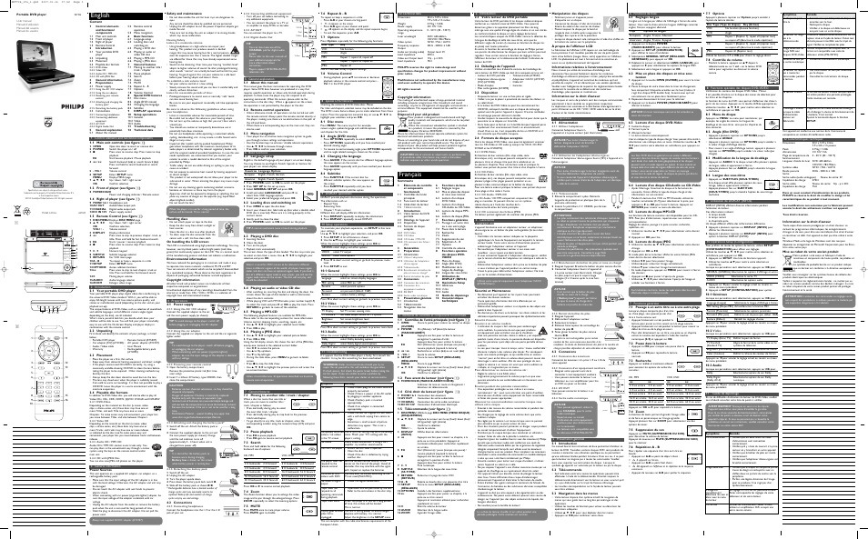 Philips PET704/04 User Manual | 4 pages
