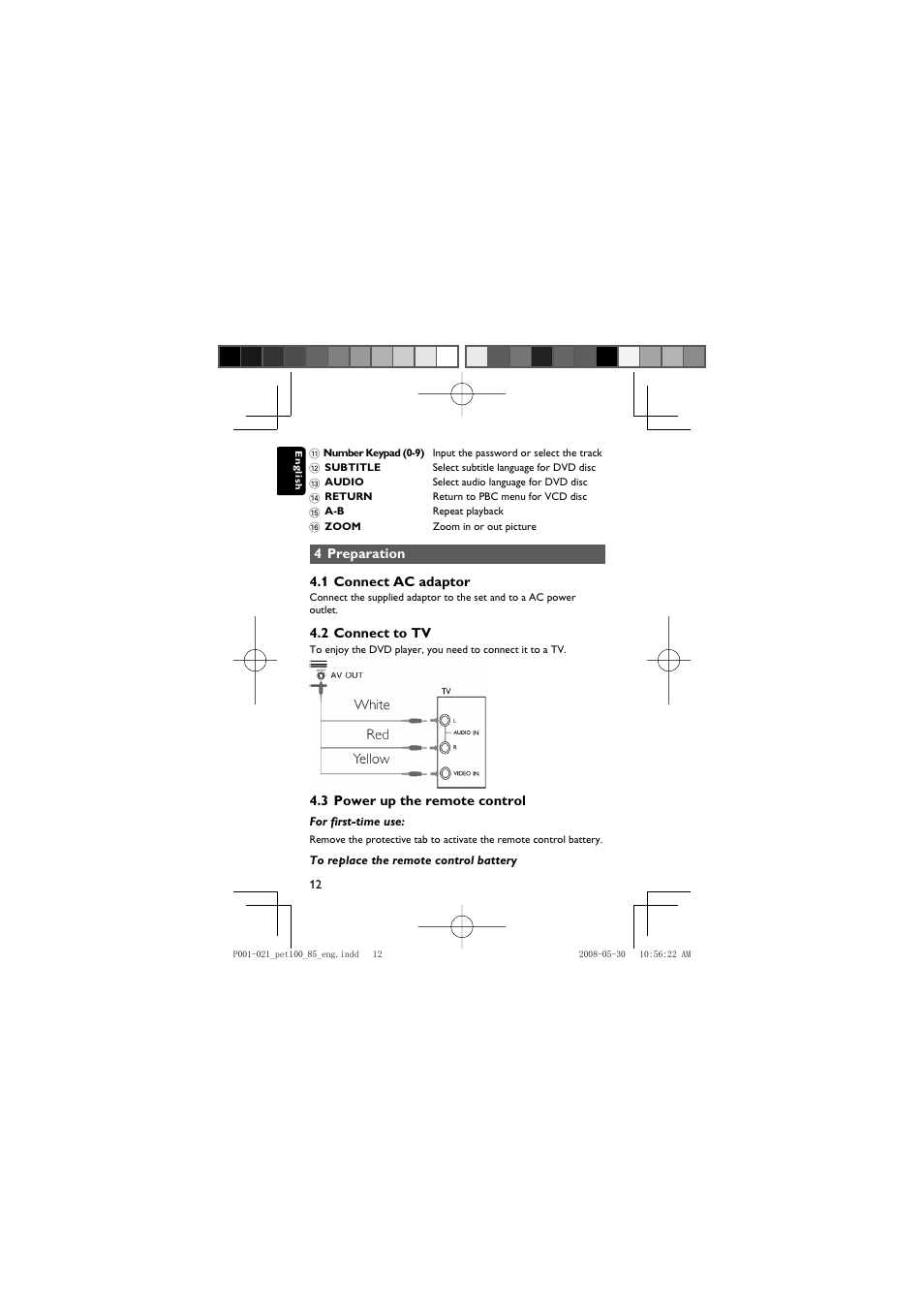 Philips PET100/85 User Manual | Page 12 / 22