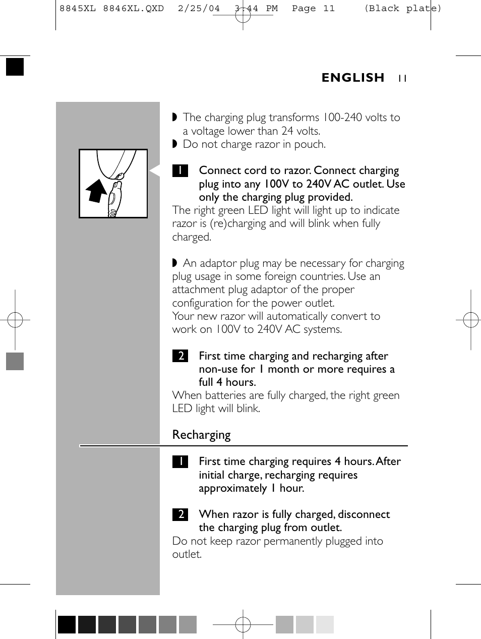 Philips 8846XL User Manual | Page 11 / 40