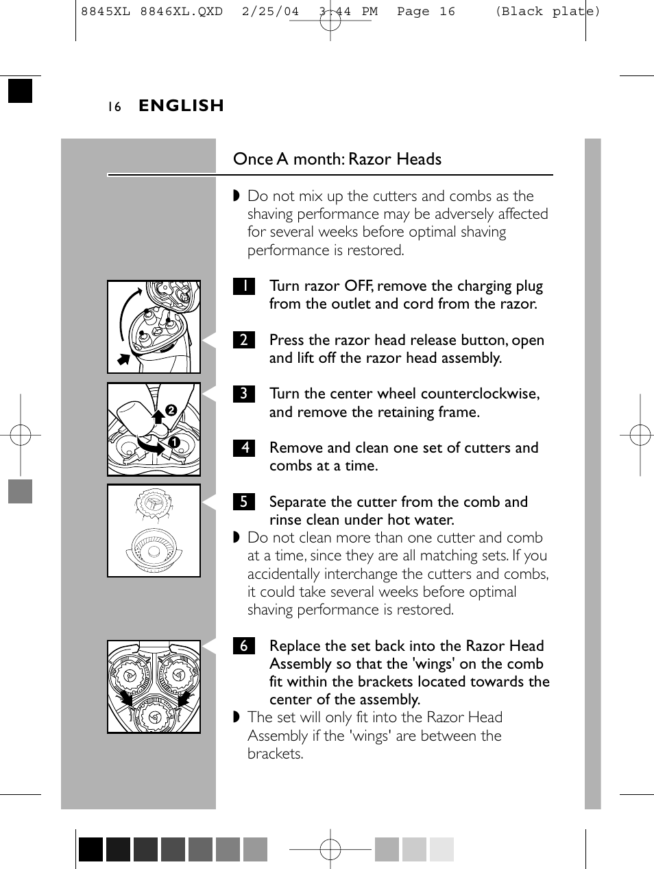 Philips 8846XL User Manual | Page 16 / 40