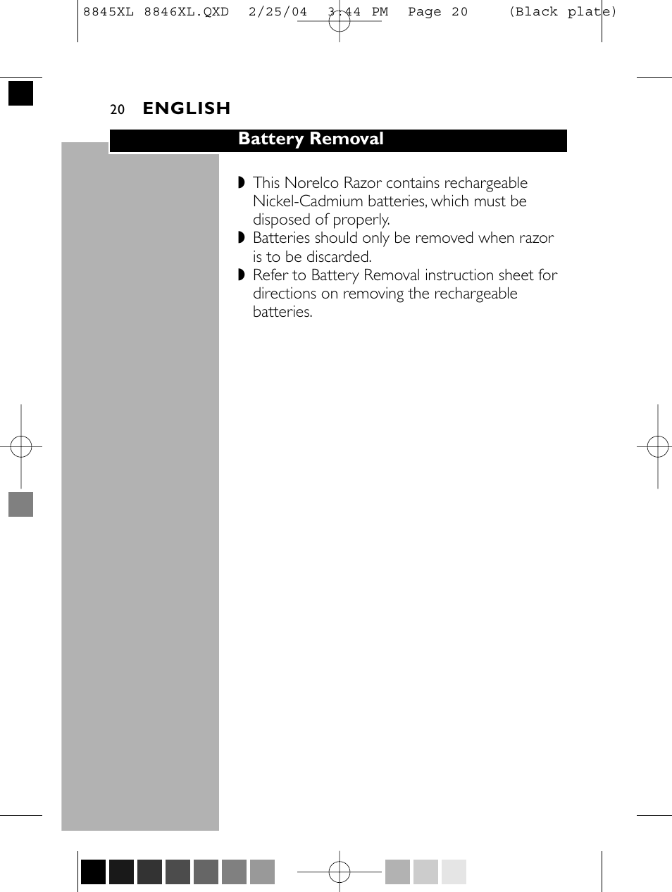 Philips 8846XL User Manual | Page 20 / 40