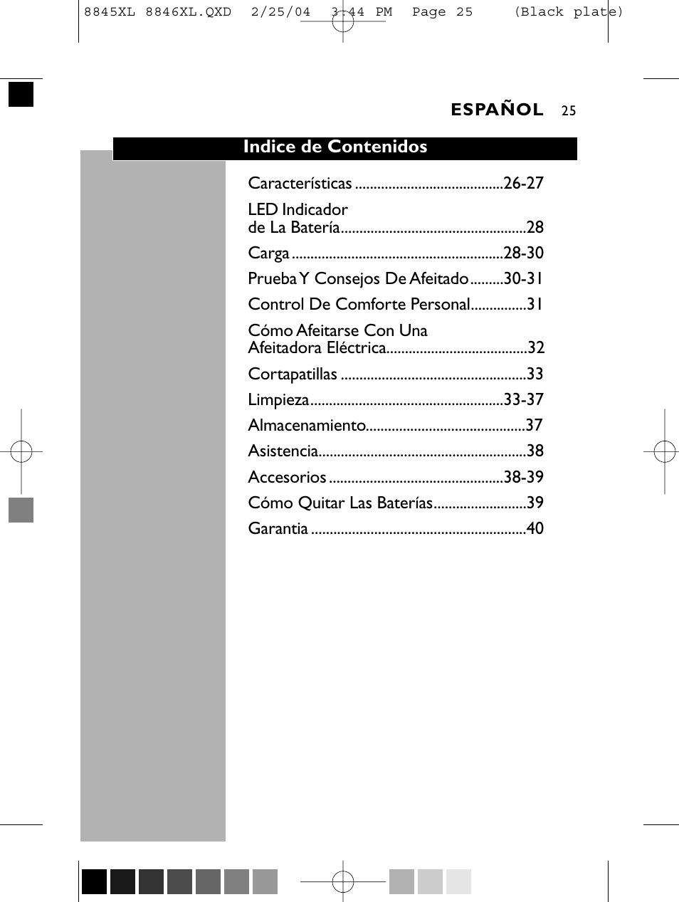 Philips 8846XL User Manual | Page 25 / 40