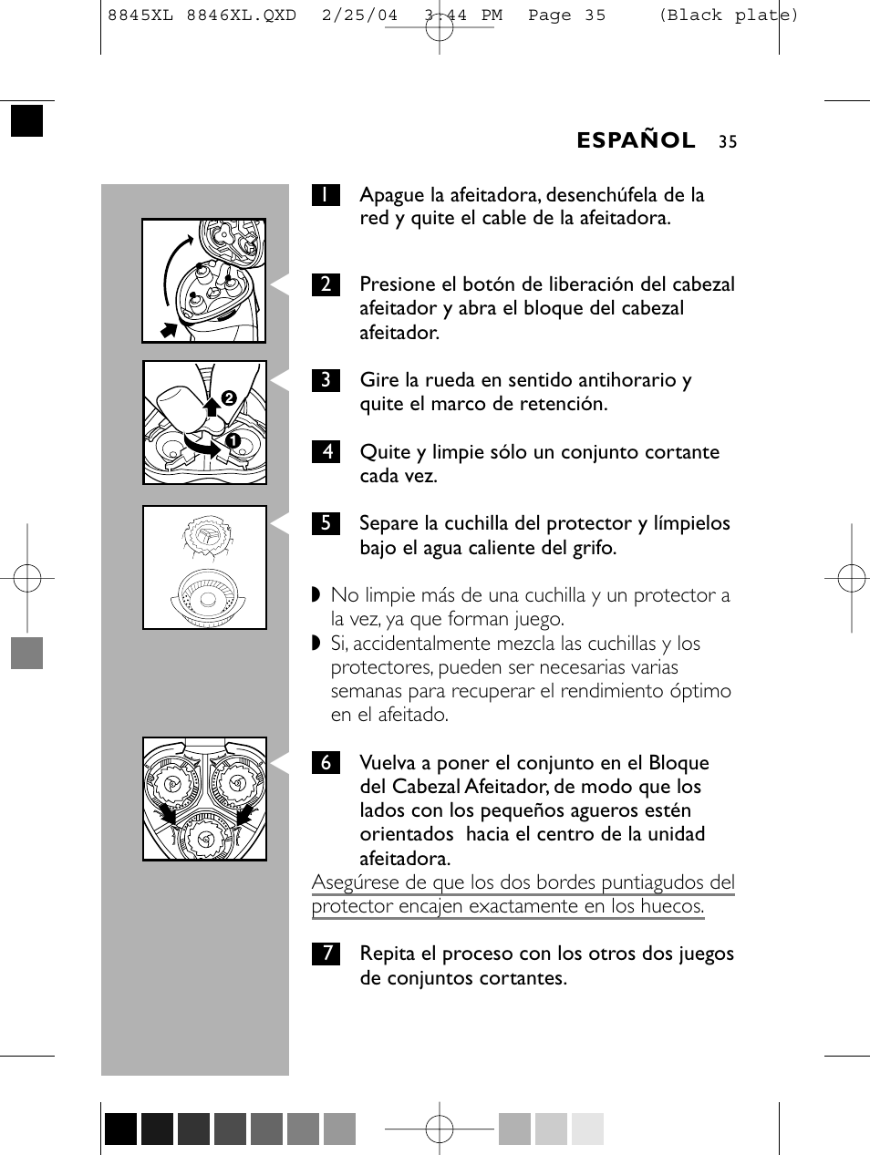 Philips 8846XL User Manual | Page 35 / 40