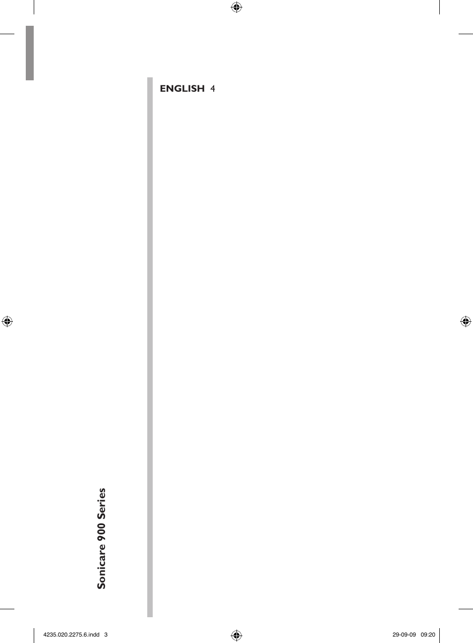 Sonicar e 900 series | Philips FlexCare HX6910 User Manual | Page 3 / 16
