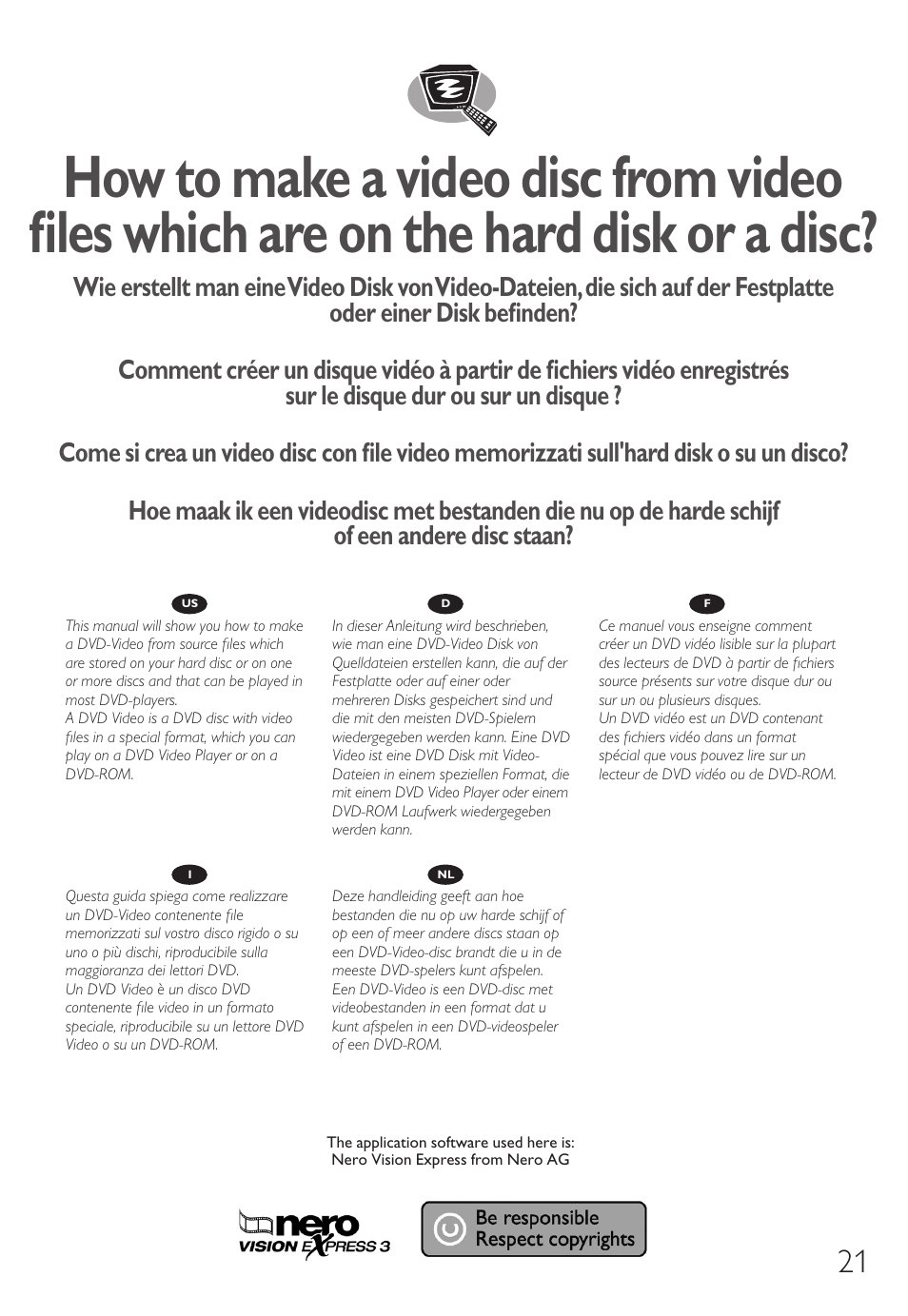 Philips External Drive SPD3600CC DVD 20x ReWriter User Manual | Page 21 / 112