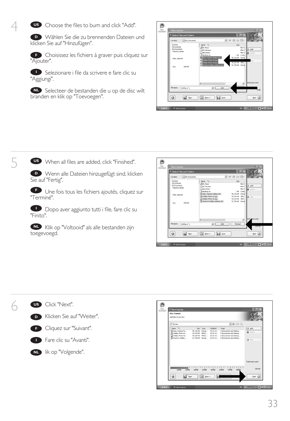 Philips External Drive SPD3600CC DVD 20x ReWriter User Manual | Page 33 / 112