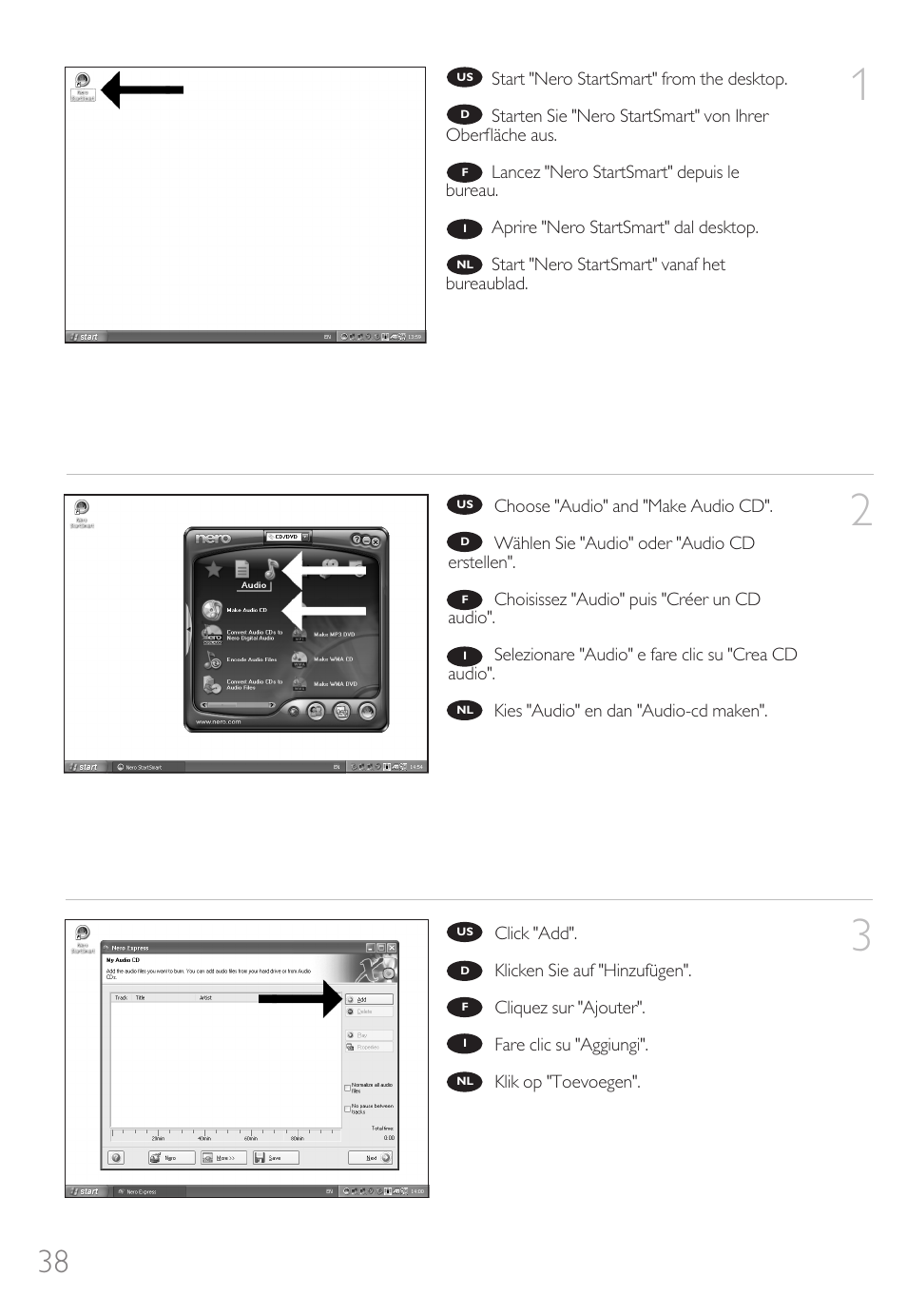 Philips External Drive SPD3600CC DVD 20x ReWriter User Manual | Page 38 / 112