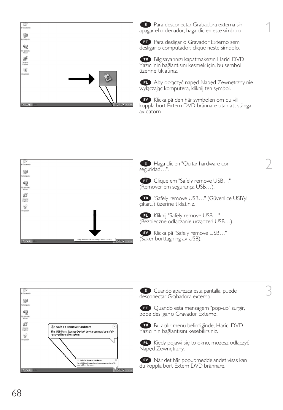 Philips External Drive SPD3600CC DVD 20x ReWriter User Manual | Page 68 / 112