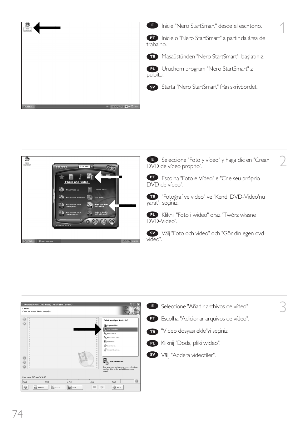 Philips External Drive SPD3600CC DVD 20x ReWriter User Manual | Page 74 / 112