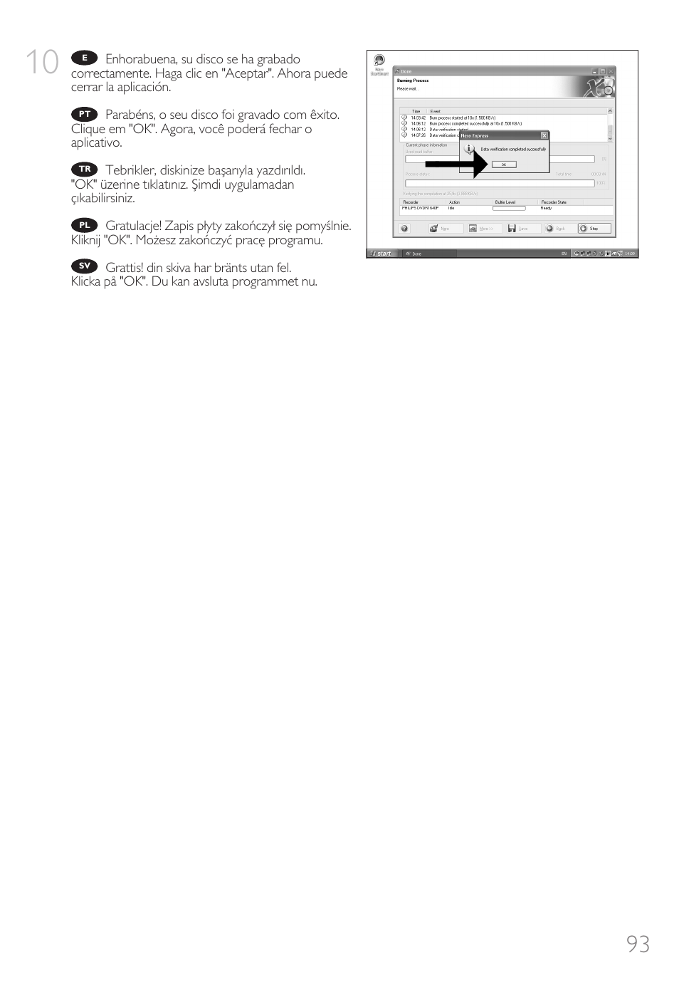 Philips External Drive SPD3600CC DVD 20x ReWriter User Manual | Page 93 / 112