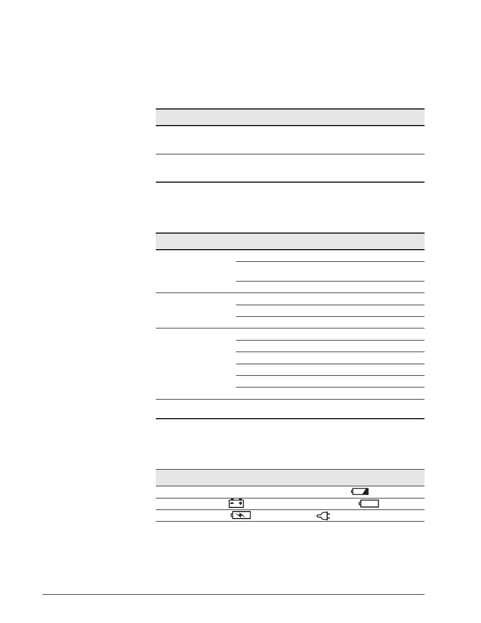 Filters, Measuring and display devices, Ac power and battery indicators | Technical specifications | Philips V200 User Manual | Page 154 / 328