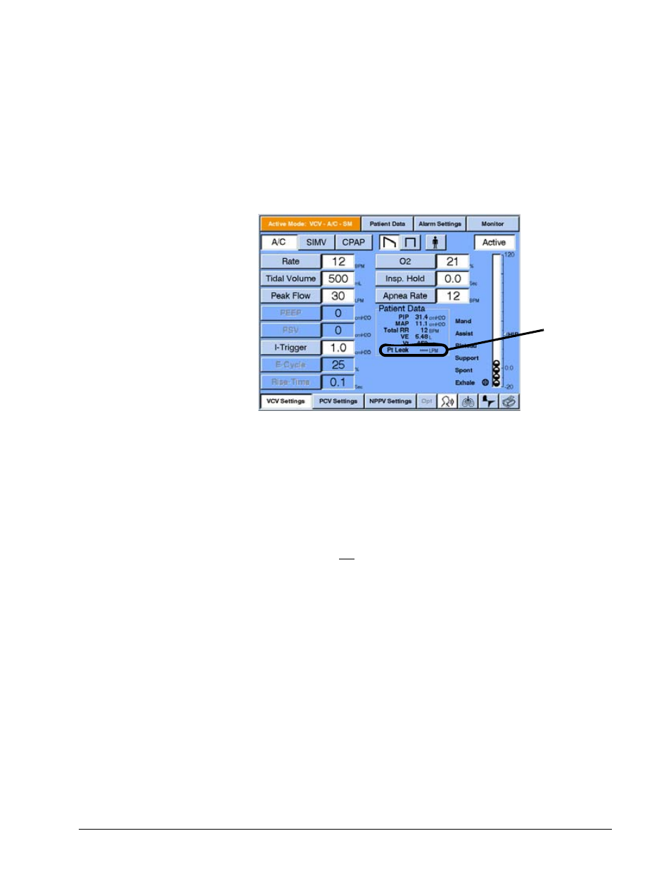 Displayed data, Displayed data -111 | Philips V200 User Manual | Page 275 / 328