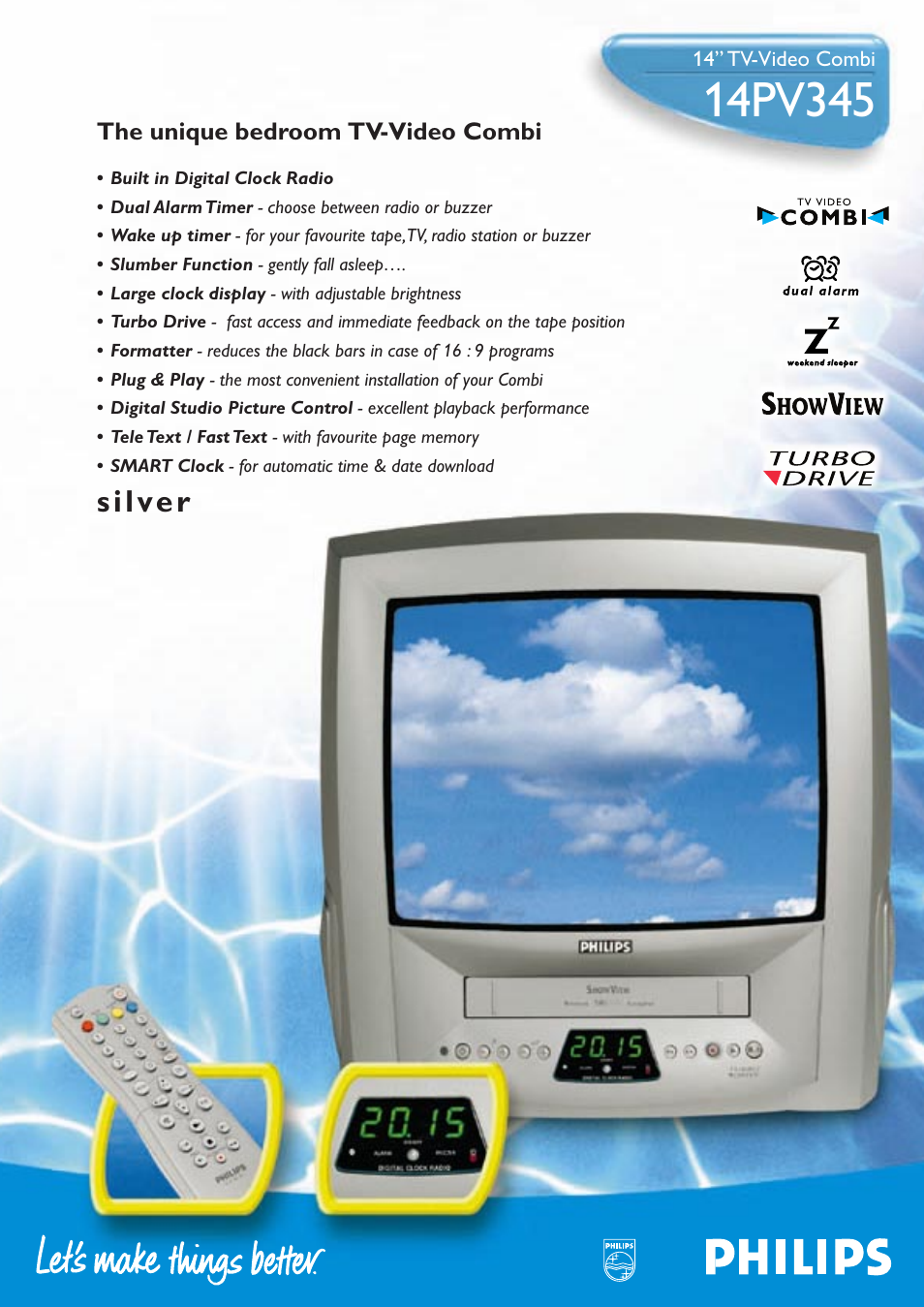 Philips 14PV345 User Manual | 2 pages