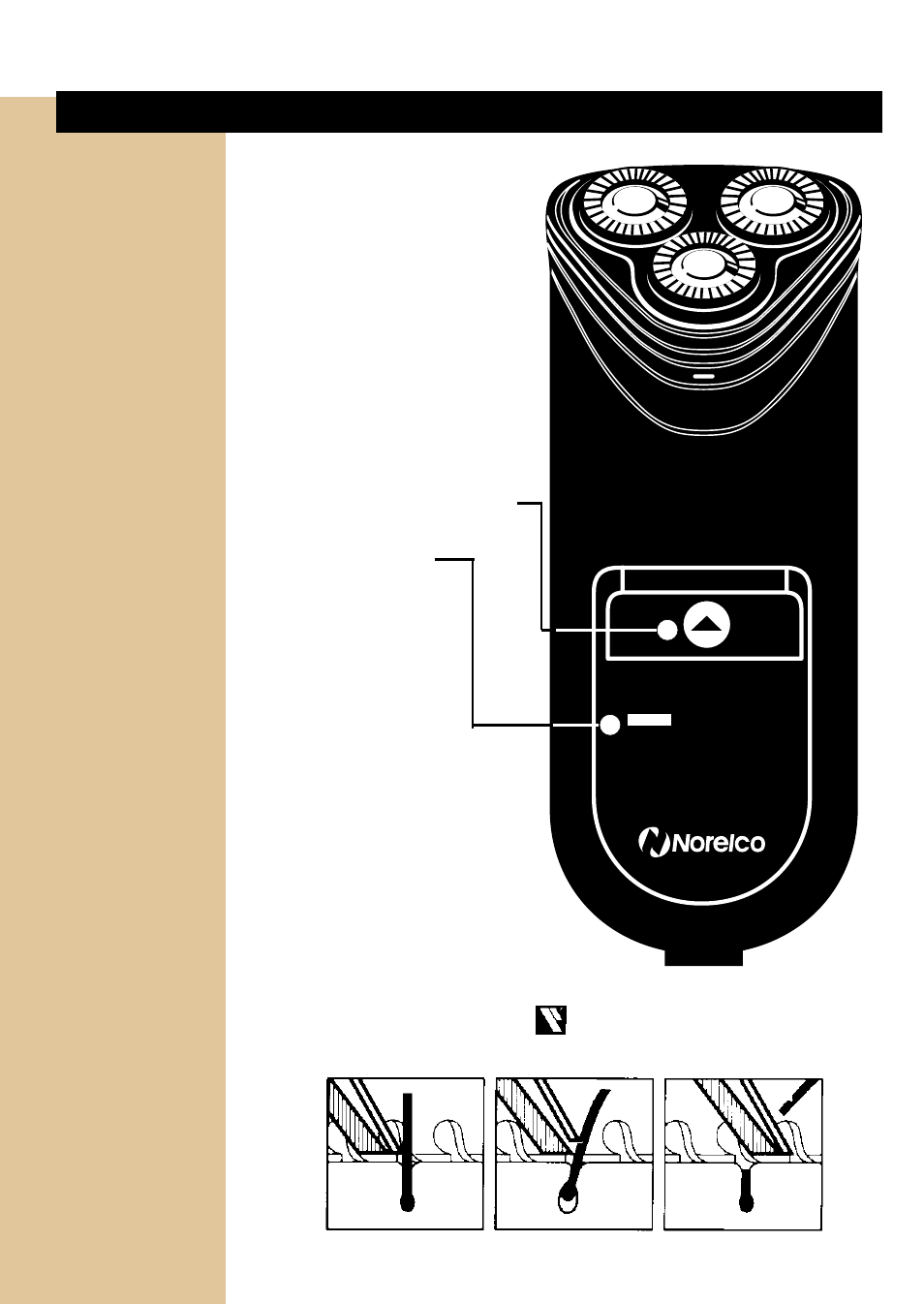 How the norelco lift and cut, Patented shaving system makes close comfortable | Philips 4607 User Manual | Page 8 / 32