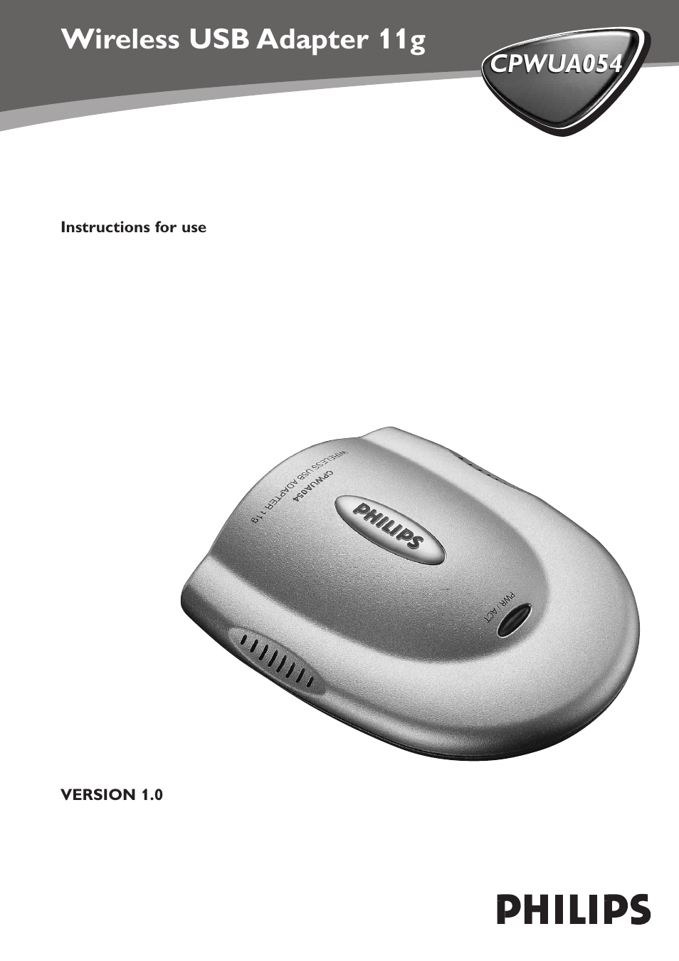 Philips CPWUA054 User Manual | 44 pages