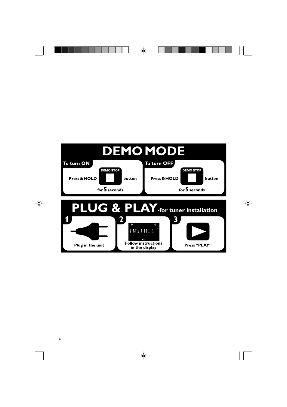 Plug & play | Philips FWD570 User Manual | Page 4 / 49