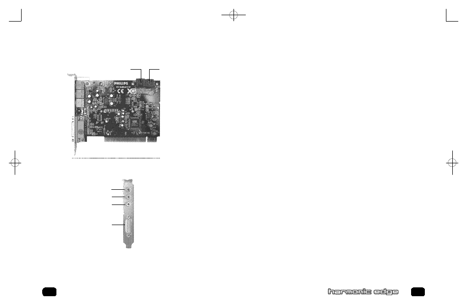 Driver installation, Soundcard cable connections | Philips HARMONIC EDGE PSC602 User Manual | Page 6 / 12