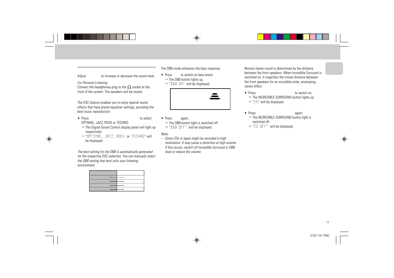 Operating the system | Philips FW 358C User Manual | Page 11 / 24