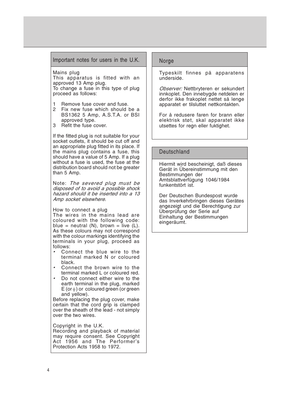 Philips MMS 305/A 3.500 User Manual | Page 4 / 10