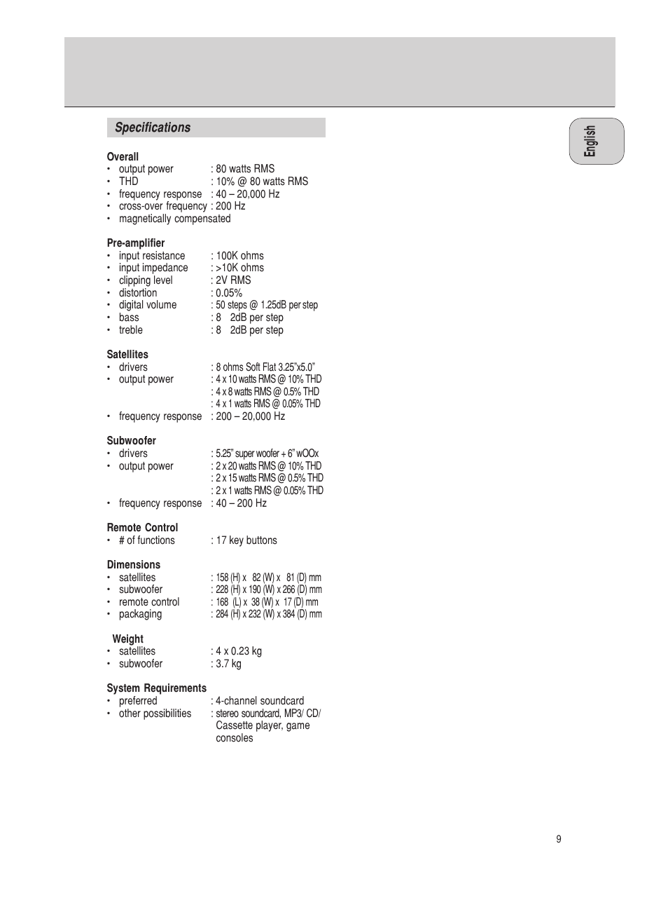 Philips MMS 305/A 3.500 User Manual | Page 9 / 10