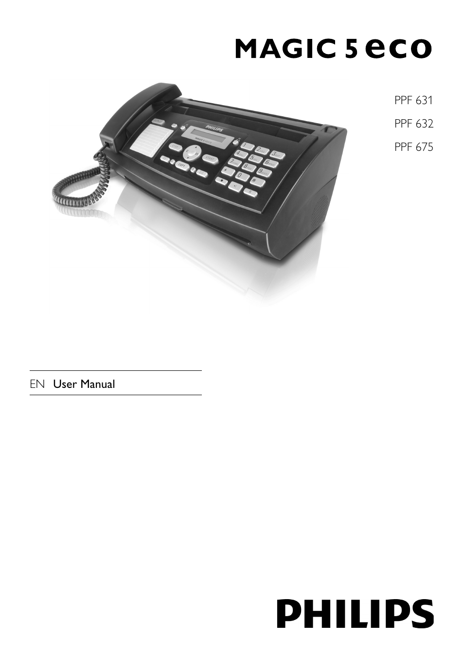 Philips MAGIC 5 ECO PPF 632 User Manual | 36 pages