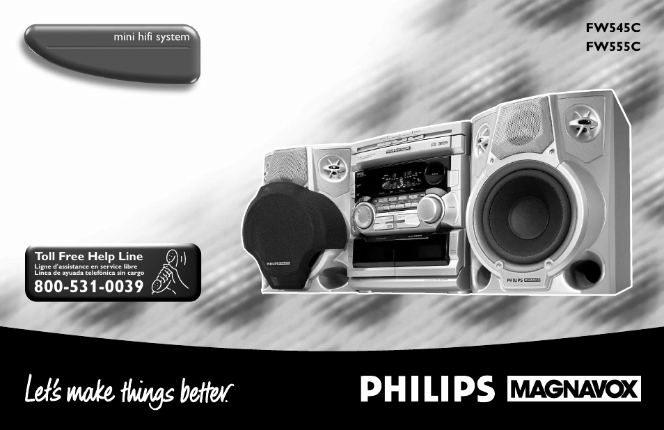 Philips FW555C User Manual | 27 pages