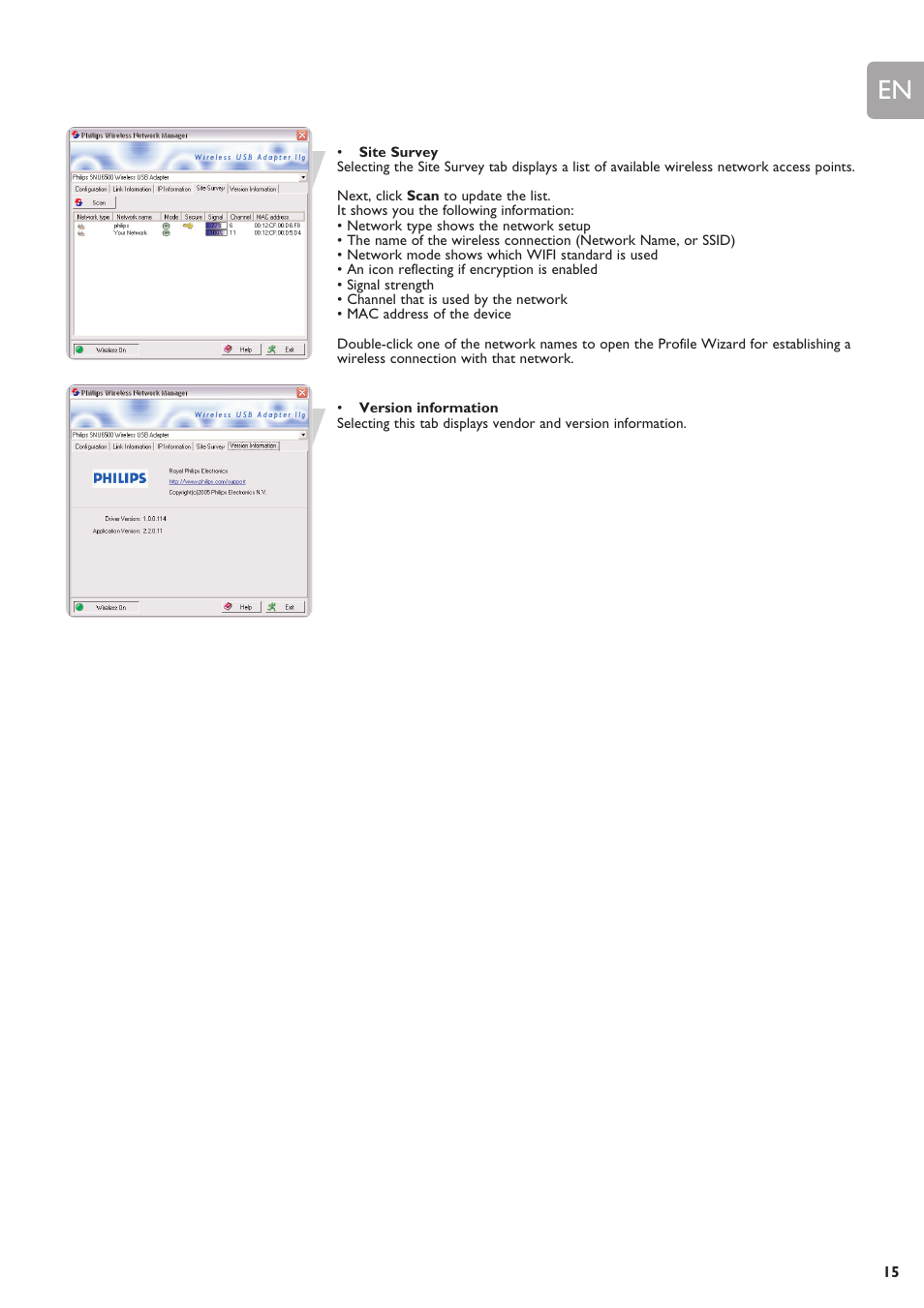 Philips SNU6500 User Manual | Page 15 / 25