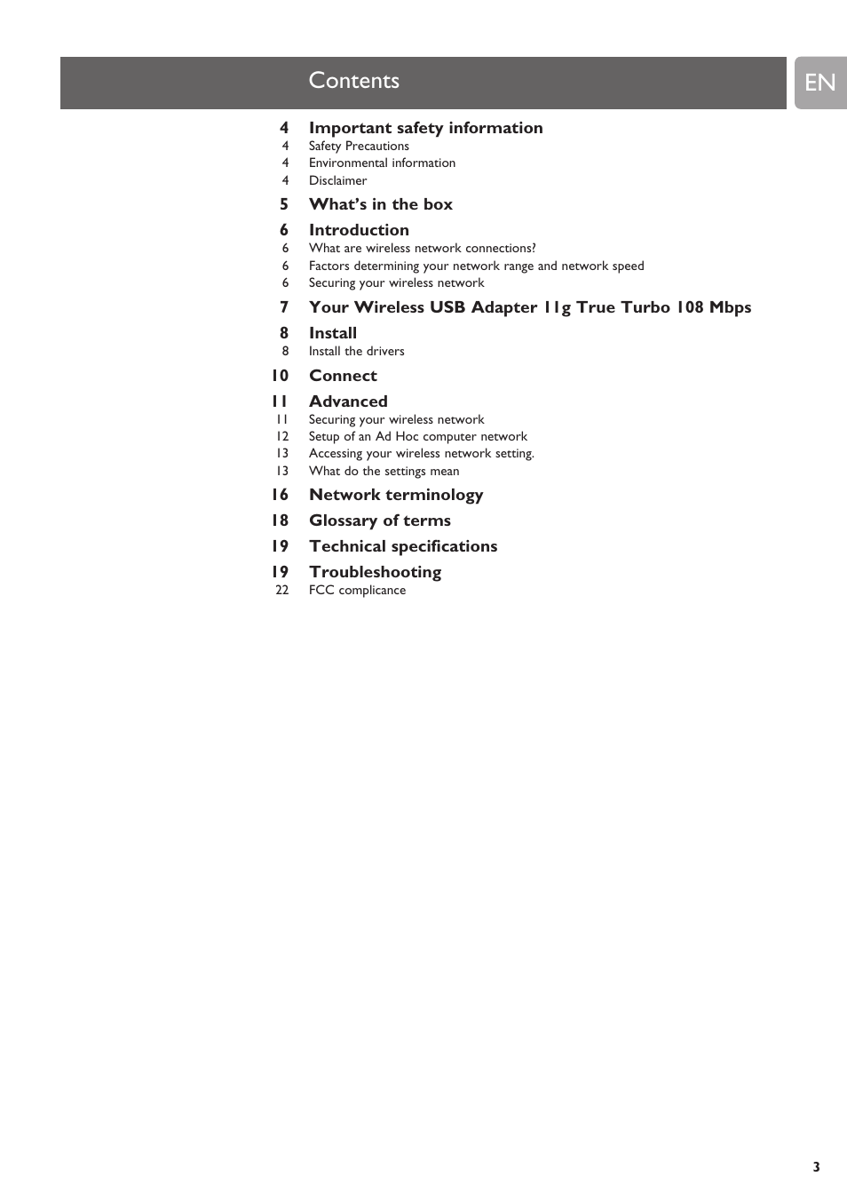 Philips SNU6500 User Manual | Page 3 / 25