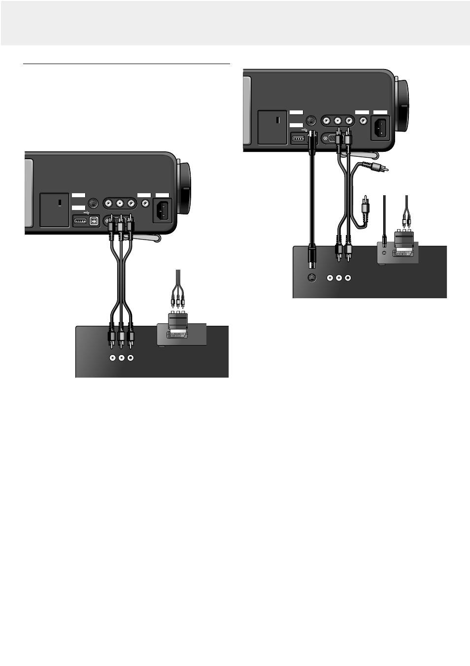 Connecting to video equipment, Installation | Philips LC4246 User Manual | Page 12 / 23