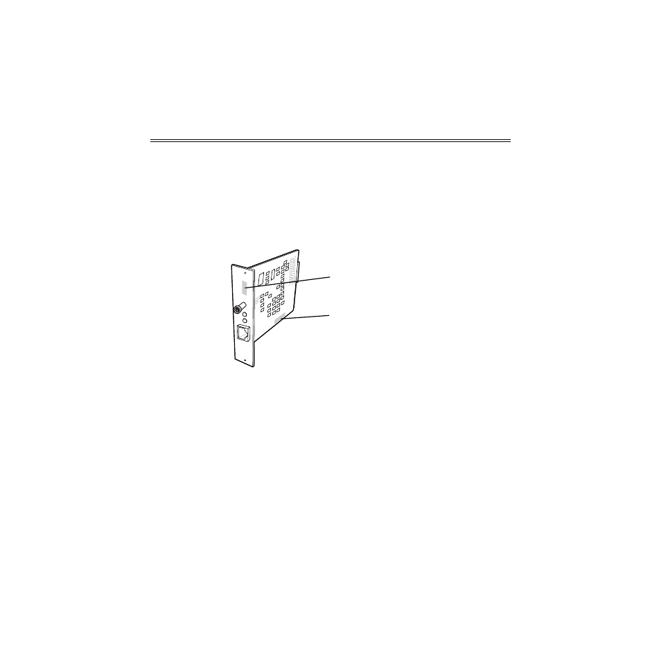 Chapter 2 installing the network card, 1 important note, 1 mac address and serial number | 2 print server name of the network card, Chapter 2, Installing the network card | Philips KX-PNBC8 User Manual | Page 10 / 141