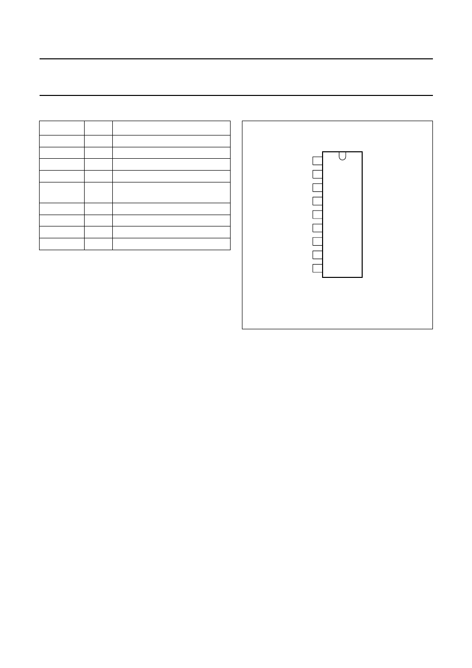 Pinning, Video output amplifier tda6101q | Philips TDA6101Q User Manual | Page 4 / 16