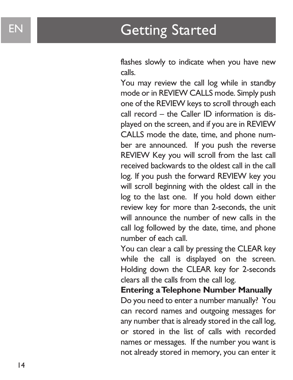 Getting started | Philips SJA9191/17 User Manual | Page 14 / 65