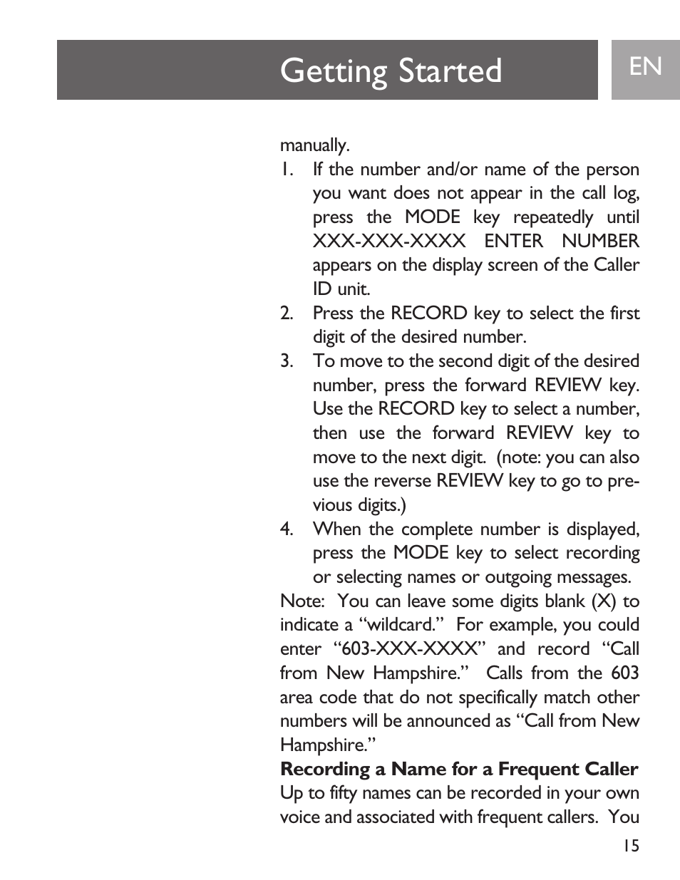 Getting started | Philips SJA9191/17 User Manual | Page 15 / 65